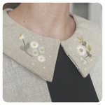 ❁︎ ❁︎お花刺繍の つけ襟ショール❁︎ ❁︎