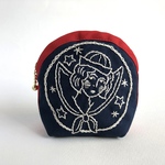 手刺繍ファスナーポーチ「SAILOR GIRL」
