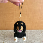chirokun2007様専用 ダックスちゃん ストラップ 羊毛フェルト