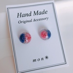 かすみ草♡レジンピアス✳︎