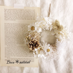 ドライフラワーアレンジリース＊