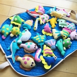 フェルト　おさかなつり　お片付けバッグセット♫
