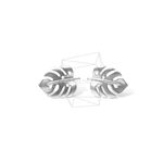 ERG-668-MR【2個入り】モンステラピアス,Monstera Post Earring
