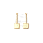 PDT-1434-MG【2個入り】スクエアドロップペンダント,Square Drop Pendant