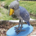 enzel6094様専用　羊毛フェルト☆野鳥　ハシビロコウくん 