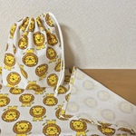 【nosuke様オーダー品】ライオン柄ランチセット