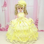 リカちゃん お姫様ドレス 一点物☆イエロー