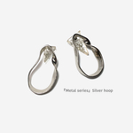 『Metal series』Silver hoop