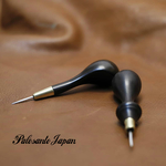 セットエボニー(黒檀)菱錐(awl)by Palosanto製ハンドメイドツール手作り工具