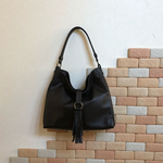 【SALE！】20％OFF  本革 軽量 たっぷり入る 3ウェイバッグ 【GINO】オーストリッチ型押しブラック 