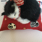 週末価格！おやすみ猫ちゃん クロネコちゃん