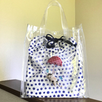 『雨と傘とねこ』のビニールbag【送料込み】
