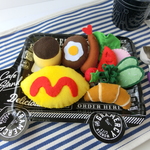くるまのプレートランチ　フェルトでおままごと