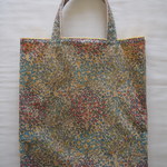 マチ付きバッグ*リバティ*Jess and Jean*ブルー系*33×30×5㎝