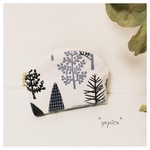 北欧風tree ラミネート＊ラウンドポーチ