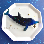 【ブローチ】星空に棲むモノ～イルカ～