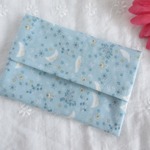 水色小鳥のラミネートミニティッシュケース♪