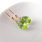 14kgf＊ペリドット　ピアス