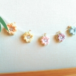 お花のガーランド(クリップ）
