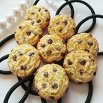 サクサク☆チョコチップクッキーのヘアゴム♪(大きいサイズ)