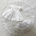 ChatonWeegie [C]アンティークの子供服風パステルカラーのライン刺繍入りOPSet