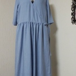 ハーフリネン　カシュクール👗