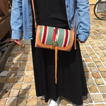yun-kuriさまオーダー⭐︎携帯入るコロンと可愛い革のウォレットバッグ ショルダーバッグ
