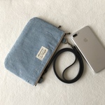 4wayアッシュブルー＆シンプルシェット♪コンパクトサイズ☆ストラップ長さ選択必須!!