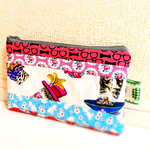早い者勝ち♪990円→400円！新作USA パッチワークフラットポーチ