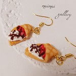 いちごチョコクレープ☆ピアス イヤリング スイーツデコ