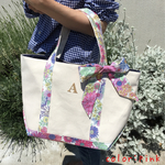 イニシャル付🎵帆布のトートバッグ   (Large)