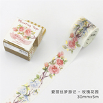 アリスの夢シリーズ♡薔薇　海外インポートマステ　アリス