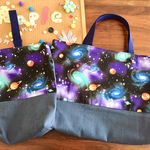 値下げ☆入園入学２点セット 惑星柄
