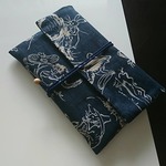 ご朱印帳入れ・鳥獣戯画(紺)