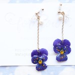 love violet♡　ゆれるピアス/樹脂ノンホールピアス（イヤリング）