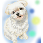 ワンコ似顔絵