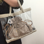 【特集掲載キャンペーン中】おとなのプールバッグ カフェオレ色