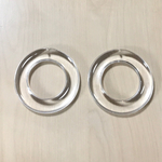 ●再販なし● ACRYL CLEAR ROUND FOOP PENDANTS BEADS