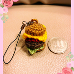 ハンバーガー　ストラップ