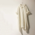 1着限定♡ フリルのシンプルリネンシャツドレス ◯ yuka haseyama