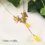 【ラスト】蜂と蜜✴︎魔女の昆虫装飾ネックレス