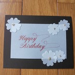 おとなかわいいお誕生日カード