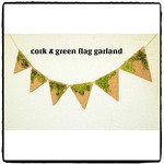 cork＆green フラッグガーランド