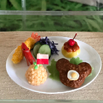 お子様ランチ 1/6ミニチュア 送料120円 ブライス ドールハウス   リカちゃん   