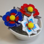 ディップアート　ブイサクセンの花