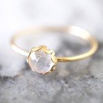 14kgf ゴールドフィルド・ムーンストーン・カボションリング ~ moonstone ~