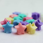 フェアリーカラー★ホール大★スターダストビーズ10mm★ランダム色20個×3袋