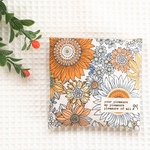 ハンカチのようなサニタリーケース*many flowers