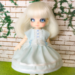 オビツ11サイズ服サマーワンピース(パステルブルー)