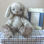 【獄さまお取り置き】銀色長毛うさぎさんのぬいぐるみ